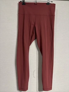 Lululemon Women’s Align High-Rise Leggings Light Maroon Size 10 - Picture 1 of 5