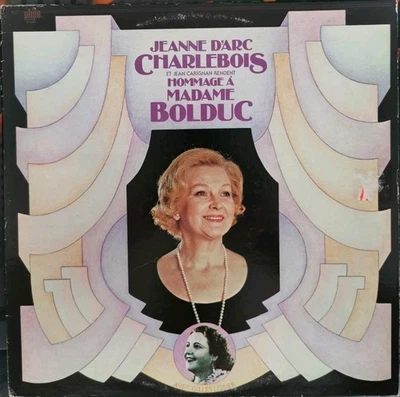 Vinyl LP Jeanne D'Arc Charlebois - Hommage A Madame Bolduc VG FI2014 Canada Folk - Image 1 of 4