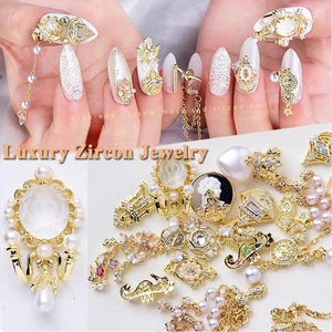 Charms Nail Art Decorations Nail Rhinestones Nail Art Jewelry 3D Nail Zircon - Picture 1 of 9