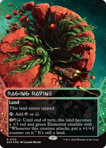 Raging Ravine (0125) (Borderless) (Galaxy Foil) [Edge of Eternities: Stellar - Picture 1 of 1