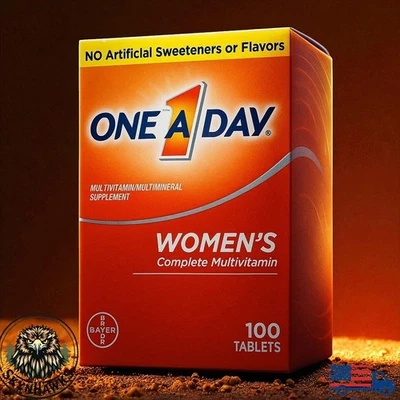Multivitamínico completo One A Day para mujer 100 comprimidos en paquete caducidad: 10-2026 Foto 1 de 4