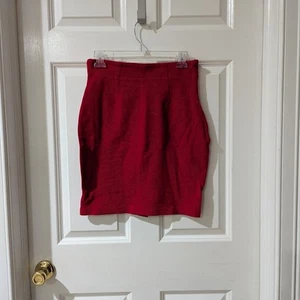 Neuer eleganter roter Damenrock von Casual Corner. Größe L - Bild 1 von 7