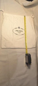 Prada Milano 19 x 15 in White Dust Cover Bag Shoes Handbags drawstring purse - Picture 1 of 2