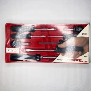 Snap On Tools SGDX80 USA 8 Piece Black Hard Handle Screwdriver Set - SEALED - Foto 1 di 19