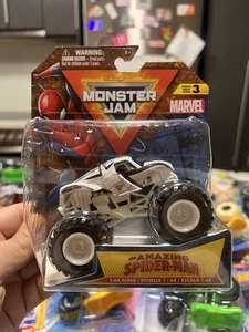 Monster Jam 2024- Spin Master- Marvel- Spider Man -Series 3 Diecast 1:64 - Picture 1 of 7