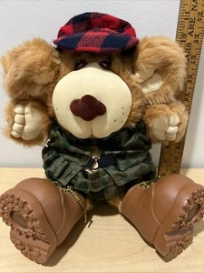 J. Livingston Clayton 14” FURSKINS Cabbage Patch Kids Bear Doll Xavier Roberts - Picture 1 of 8