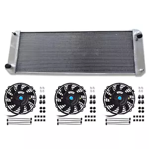 Radiador y ventiladores de aluminio para LOTUS Esprit 1988-2004 (S4/SE/S4s/V8/GT/GT3) personalizados - Imagen 1 de 8