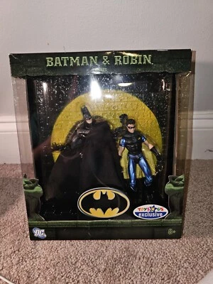 Paquete de 2 figuras exclusivas de Batman y Robin de Mattel TRU Toys “R” Us sin usar, en caja Foto 1 de 4