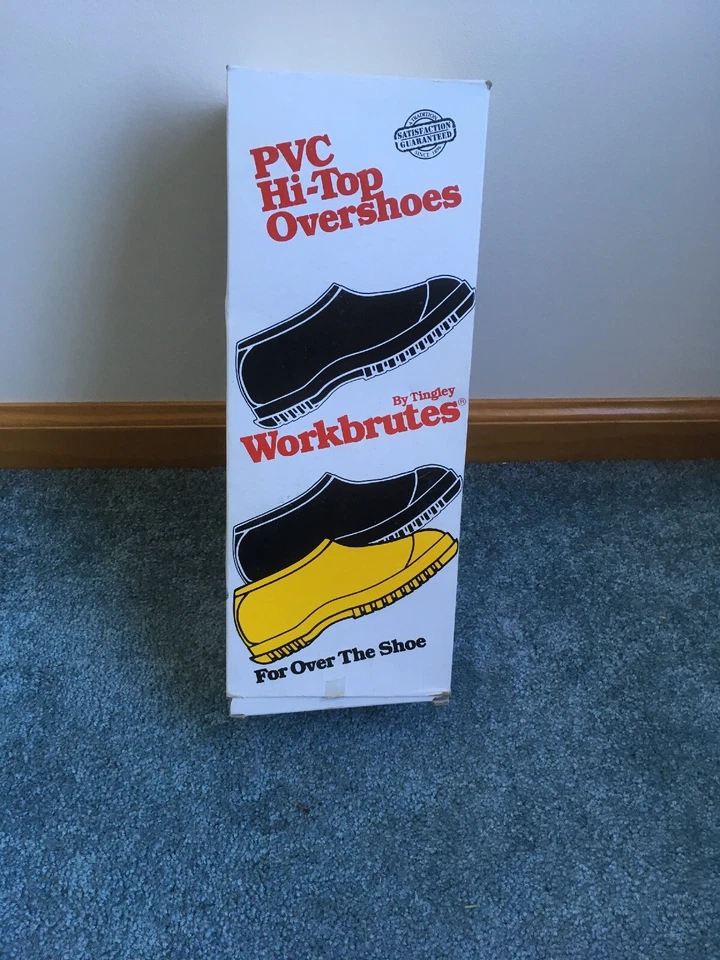 Tingley Workbrutes PVC HiTop Overshoes Size 2xl 35111 Black