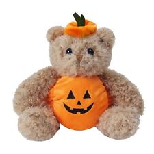 Nleio Halloween Plush Bear 8" Pumpkin Teddy Bear Stuffed Animal Squishy Bear ...