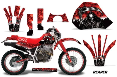 DirtBike Graphic Stickers +#PLT/RIM Decals For Honda XR600R 1991-2000 REAPER R — 第 1/2 张图片