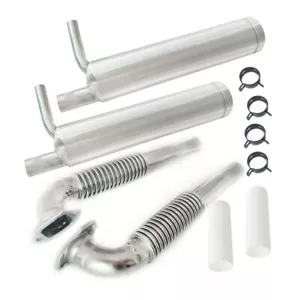Front Muffler Exhaust Canister w/ Flexible Header Teflon for EME70 DLE60 Engine - Picture 1 of 8