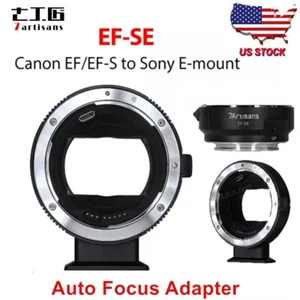 US 7artisans EF-SE Auto Focus Adapter Ring Fr Canon EF/EF-S Lens to Sony E Mount - Picture 1 of 11