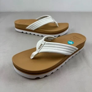 Sandalias chanclas REEF KAIA RISE Cloud para mujer - blancas - Imagen 1 de 8