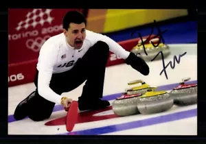 Pete Fenson Foto Original Signiert Curling + A 239181 - Bild 1 von 2