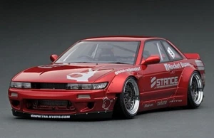*SUPER SELTEN* Zündmodell IG1139 1/18 Nissan Silvia Rocket Bunny S13 V2 rot - Bild 1 von 2