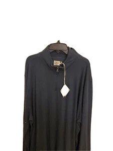 Faherty Slub Cotton Quarter Zip XXL- Navy | MSRP $138.00 - Bild 1 von 5