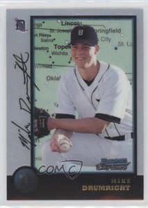 1998 Bowman Chrome International Refractor Mike Drumright #186