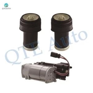 Set of 3 Air Suspension Compressor Pump-Rear Air Spring Bag For 2014-2018 BMW X5 - Picture 1 of 6