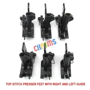 6set Right & Left Edge Walking Foot For JUKI DNU-241, DNU-1541, LU-563, LU-1510 - Picture 1 of 7