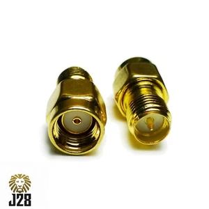 RP-SMA Male na RP-SMA Gniazdo wtyczki żeńskiej RF Konwerter Adapter SMA - Zdjęcie 1 z 3