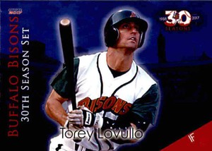 2017 Buffalo Bisons 30th Season Choice #13 Torey Lovullo - NM Baseball Card