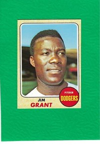 1968 Topps #398 Jim Grant Dodgers MINT High Grade Beauty!  