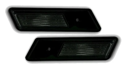 Seitenblinker Set in Schwarz + Schwarzes Gehäuse für 3er BMW E36 5er E34 7er E32 - Bild 1 von 2