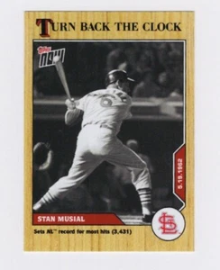 2020 Topps Now Turn Back The Clock Stan Musial #50 Baseball Card(PR 617) - Picture 1 of 2