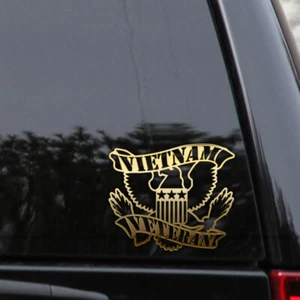 Vietnam Veteran Vinyl Decal Sticker – Army, Navy, Marines - Picture 1 of 2