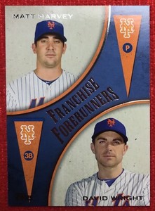 2013 Topps Update Franchise Forerunners Wright / Harvey #FF-7 New York Mets