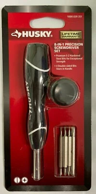 Husky - 71281H - 8-in-1 Precision Slotted and Philips Screwdriver - Image 1 of 4
