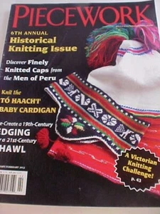 Piecework Magazin 6. Februar jährliche historische Strickausgabe - Bild 1 von 8