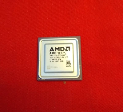  AMD-K6-233ANR K6 233 MHZ 233ANR ✅ Very Rare Vintage Processor CPU Windows 95 - Image 1 of 2