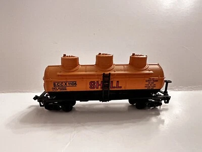 model power n scale 3416 Shell Tank Car #1105 - Image 1 of 3