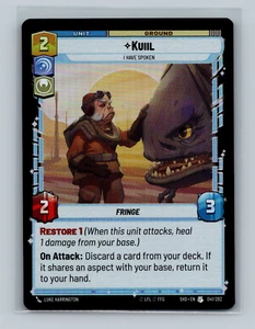 Star Wars Unlimited - Kuiil - I Have Spoken - (SHD) - Foil - Picture 1 of 2