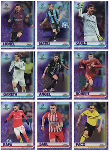 2018-19 Topps cromo UEFA Champions League refractores púrpura/250 elige cualquiera - Imagen 1 de 17