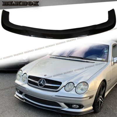 FRP w/ Carbon Fiber CS Front Lip For 01-06 W215 CL55AMG Coupe Stock AMG Bumper Foto 1 de 3