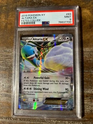 Pokemon XY Fates Collide ALTARIA EX #83 PSA 9 Mint RARE - Image 1 of 2
