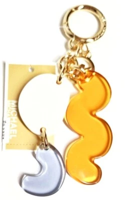 Bolso Llavero Abstracto Michael Kors Dije Varilla Dorada Multi Tono Dorado 35F4GGFK4P NUEVO CON ETIQUETAS Foto 1 de 4