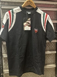 DUCATI CORSE MENS TSHIRT SIZE M BLACK - Picture 1 of 4