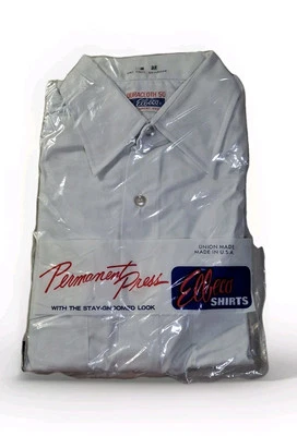 Camisa de Trabajo ELBECO BLANCA Manga Larga PARA HOMBRES 15 L/S UNIFORME EE. UU.  Foto 1 de 3