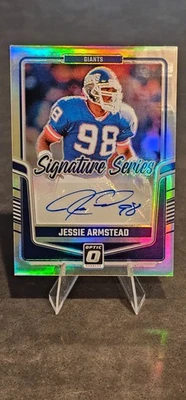 2024 OPTIC FOOTBALL JESSIE ARMSTEAD SILVER PRIZM AUTOGRAPH - Image 1 of 3
