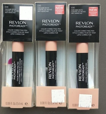 3 PACK REVLON PHOTOREADY COLOR CORRECTING PEN 030 FOR DARK SPOTS - Image 1 of 2