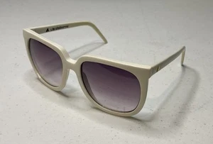 Vintage Liz Claiborne Sunglasses Oversize White Korea 1980s - Picture 1 of 12
