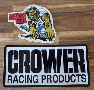 Crower Beast Cams - Original Vintage 1980's Racing Decal/Sticker oversized - Bild 1 von 3