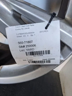 Wheel 18x7-1/2 10 Spoke Alloy Fits 13-15 RDX 1152856 - Image 1 of 4