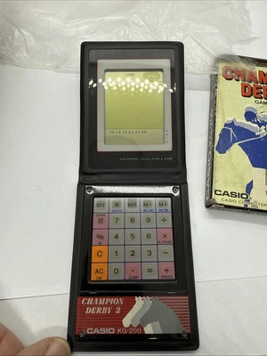 Juego Electrónico Casio Champion Derby 2 KG-200 De Colección Antiguo Nuevo En Caja Ultra Raro Foto 1 de 4