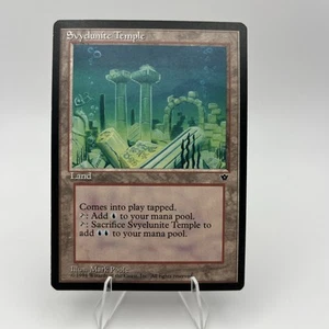 Svyelunite Temple NM NEVER PLAYED MTG Fallen Empires Magic VINTAGE FREE SHIPPING - Picture 1 of 3