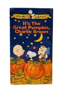 VHS SEALED 1994 It's The Great Pumpkin Charlie Brown Peanuts VINTAGE Halloween - Picture 1 of 12